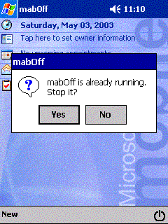 Exit mabOff